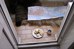 Борис даже за завтраком карту изучал. ;)