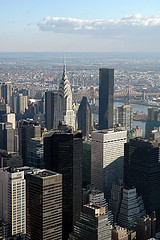 C Empire State building. Очень хорошо осознается, что такое каменные джунгли.