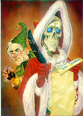 Death as Hogfather, by Paul Kidby